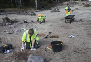 Arkeologisk upptäckt i Hjulsta